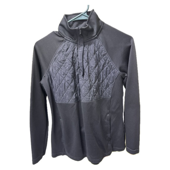 AVIA Active Wear Black Sweater 1/4 Zipper - Picture 1 of 3
